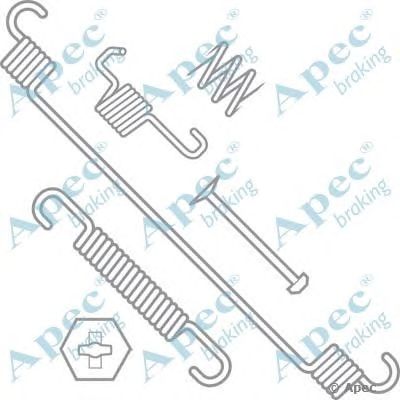 APEC BRAKING kit772 -  Комплектующие, тормозная колодка